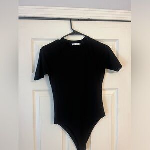 Zara black bodysuit size: small worn once!